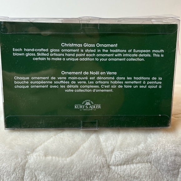 Kurt Adler San Francisco California Cable Car Glass Christmas Ornament 6 inches - Picture 10 of 11